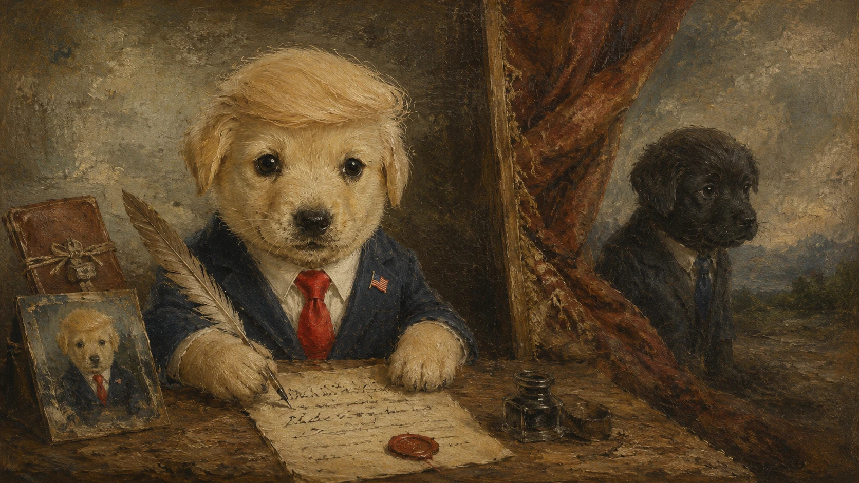 Trumpchua signing, Abel behind the curtain