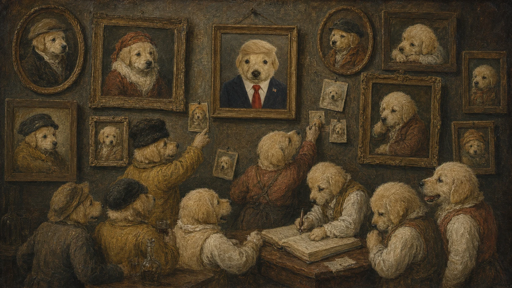 The Society of Jotchuans salon wall